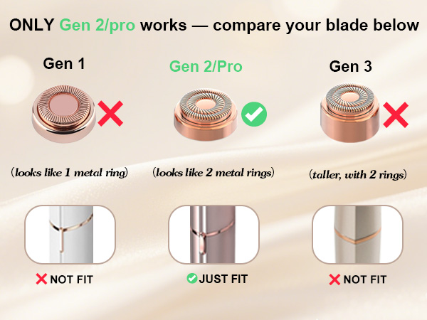 flawless replacement heads