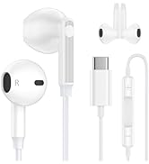 Amtobo iPhone 16e Type C Headphones Wired Earbuds for iPhone 16/16 Pro Max/16 Pro/16 Plus/15/15 P...