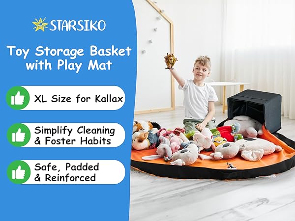 Use this made for lego storage organizer for easy toys clean up & save time with made for lego mat.
