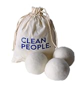 Clean People 100% New Zealand Wool Dryer Balls - 3 Pack