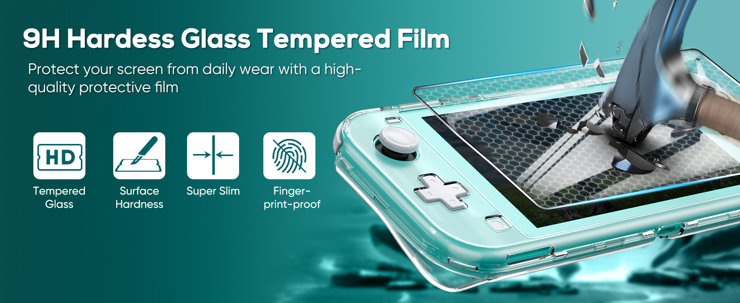glass tempered film for switch lite