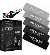 Flexelent Fabric Resistance Bands for Working Out - Workout Bands Set for Legs, Glutes, and Thigh...