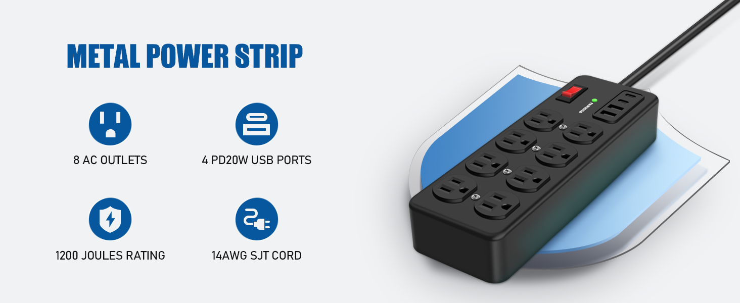 metal power strip