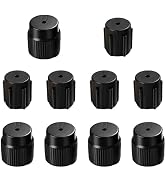 YSFER 10PCS Air Conditioning Service Covers, 0.51"/13mm & 0.62"/16mm AC System Charging Port Caps...