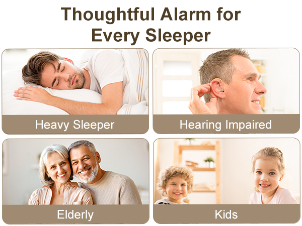 Thoughtful Alarm for Every Sleeper