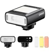 ULANZI FT16 TTL Camera Flash for Sony, 2-in-1 GN16 Speedlite & Video Light | 500 Flashes, 90° Fli...
