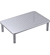 HUANUO Monitor Stand Riser - 3 Height Adjustable Monitor Stand for Laptop, Computer, iMac, PC, Pr...