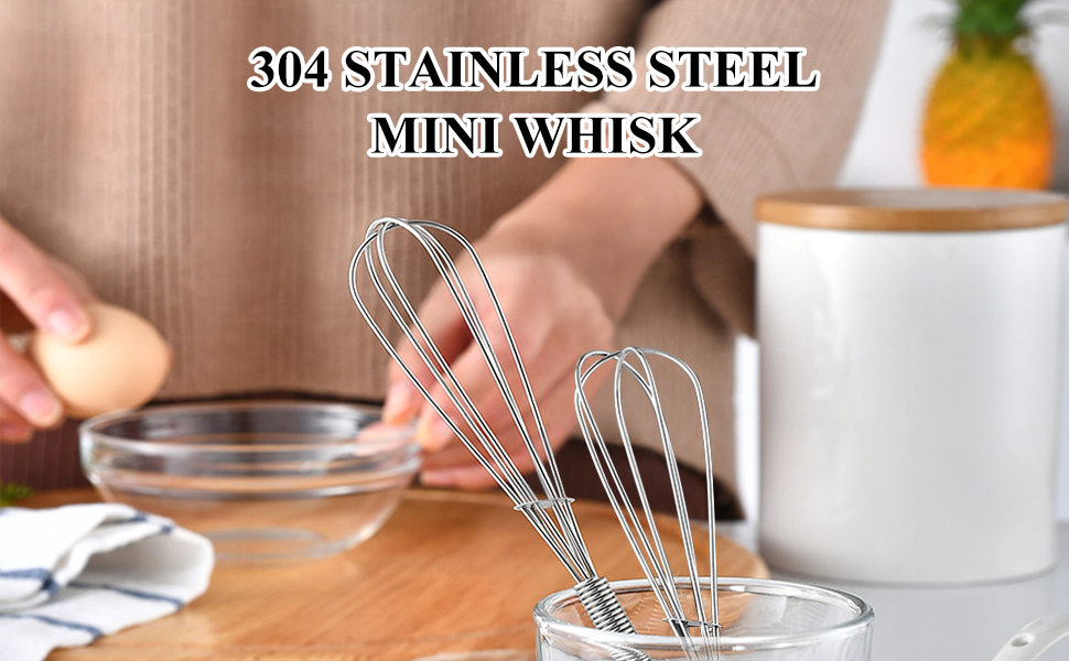 stainless steel mini whisk