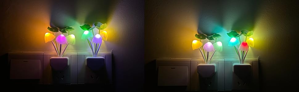 mushroom night light