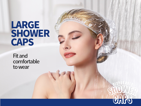 Comfortable Plastic Shower Caps