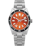 watchdives VH31 Quartz Watches, WD1965 62MAS Dive Watch 38mm Domed Sapphire Crystal Luxury Wristw...