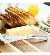 Houseify Multi-function 3-in-1 Stainless Steel ReadyButter Spreading Knife, Butter Knife, Cold Bu...