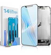 guleek Screen Replacement for iPhone 14, 6.1 Inch Full HD LCD and Touch Digitizer Assembly Includ...