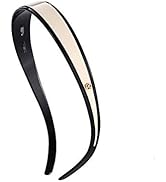 EVITA PERONI Wide Headband Designed for Glasses Black and White Headband for Women Comfortable Wo...