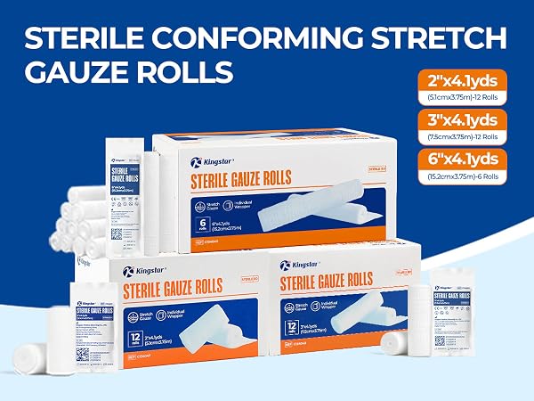 Sterile Gauze Rolls