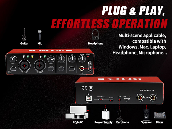 audio interface +48v