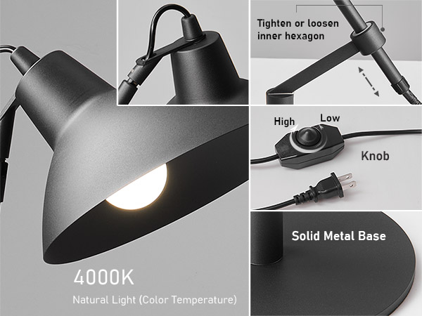 Partial Details of the Table Lamp