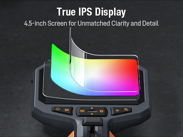 4.5-Inch IPS Screen Borescope