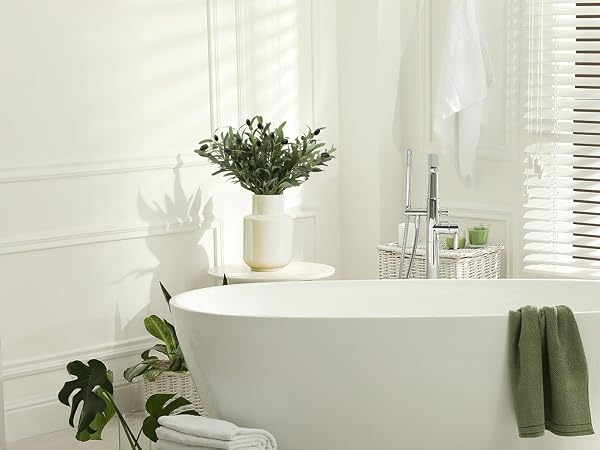 Faux Olive Branches for Vase