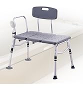VEVOR Tub Transfer Bench for Bathtub, Adjustable Shower Seats for Adults, Lightweight Shower Benc...