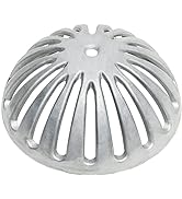 Leyso FS-DS Heavy Duty Aluminum Dome Sink Drain Strainer Floor Drain Cover for Kitchen, Restauran...