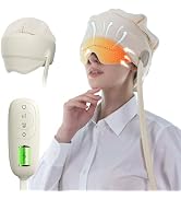 comrelax Head Massager for Headaches, Eye Massager with Heat, Electric Rechargeable Head and Eye ...