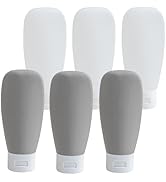 Travel Bottles for Toiletries 6 Pack, Leakproof 2 oz Tsa Approved Travel Size Containers, BPA Fre...