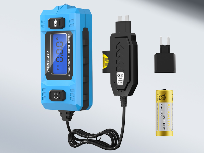 Car Fuse Tester Automotive Circuit Fault Probe Tester 20A 48V with Led Display Relay Fuse Tester