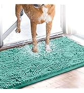 Muddy Mat AS-SEEN-ON-TV Highly Absorbent Microfiber Door Mat and Pet Rug, Non Slip Thick Washabl...