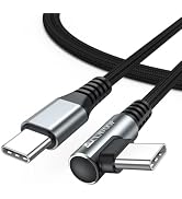 Right Angle USB C to USB C Cable 3FT, 90 Degree USBC Cord 60W Fast Charging | Type C 2.0 Charger ...