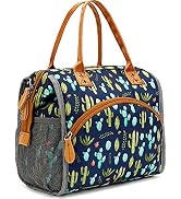 FlowFly Insulated Lunch Bag for Women, Men, Large and Reusable, Handle, Work and Travel Tote and ...