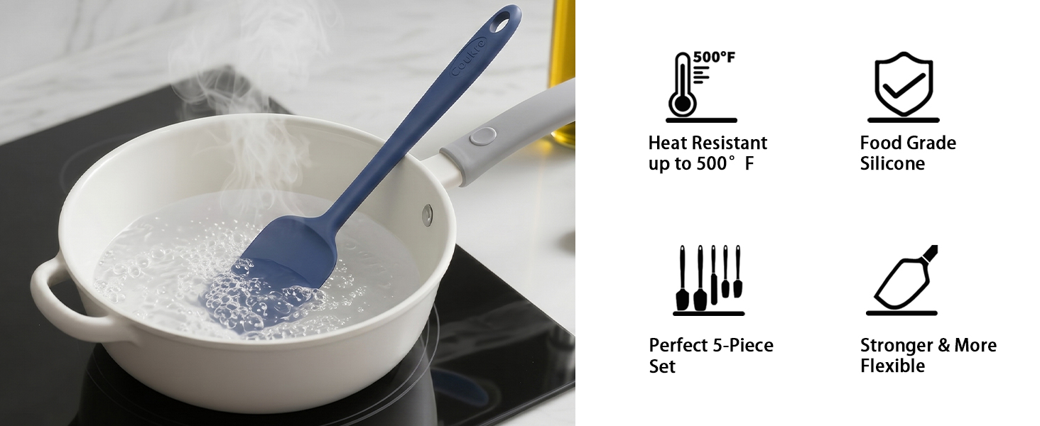 Coukre Silicone Spatula Set