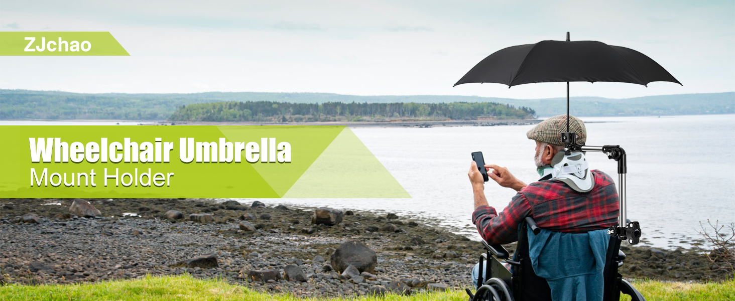 Wheelchair Umbrella Mount Holder