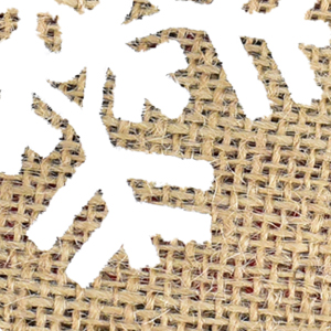 Merry Christmas burlap banner