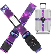 Adjustable Travel Luggage Strap Suitcase Belt Travel Bag Accessories 1.96 in W x 6.23 ft L