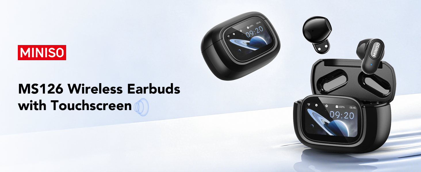 MS126 Wireless Earbudswith Touchscreen