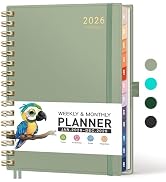 RETTACY 2026 Planner, Weekly and Monthly, Medium Size (5.7" x 8.3"), Jan - Dec 2026, Agenda, Cale...