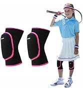 YEEKORO Kids Knee Pads with Thicken Pad Knee Support Sleeve for Kids Soft Warmer Knee Protective ...