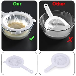 Binaural shape nylon filters