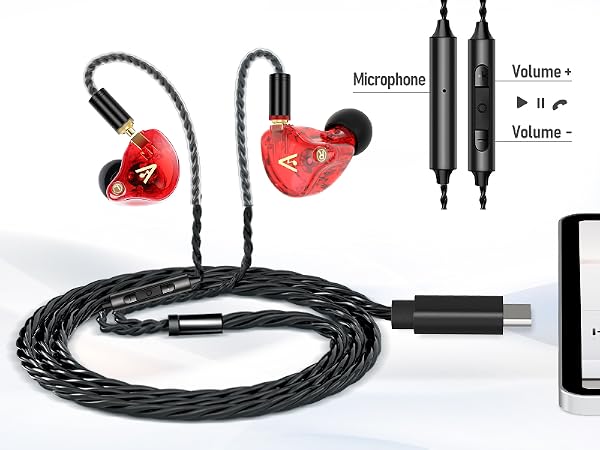 Audiovance VIbes 202 Black_HiFi Wired Earbuds