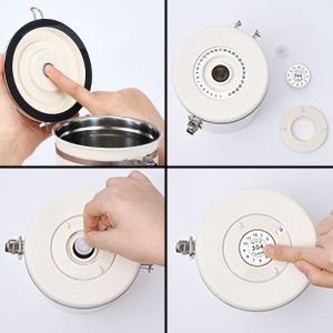 coffee canister with exhaust valve