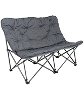 grey double butterfly chair
