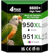 INKMATE 950XL 951XL Ink Cartridges Replacement for HP 950 951 Ink Cartridges Combo Pack Compatibl...