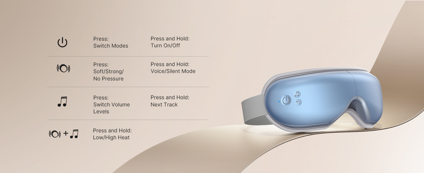 MIGRAINE EYE MASSAGER WITH HEAT AND COOLING