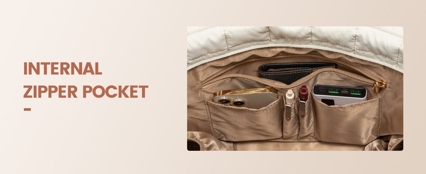 Puffer tote bag