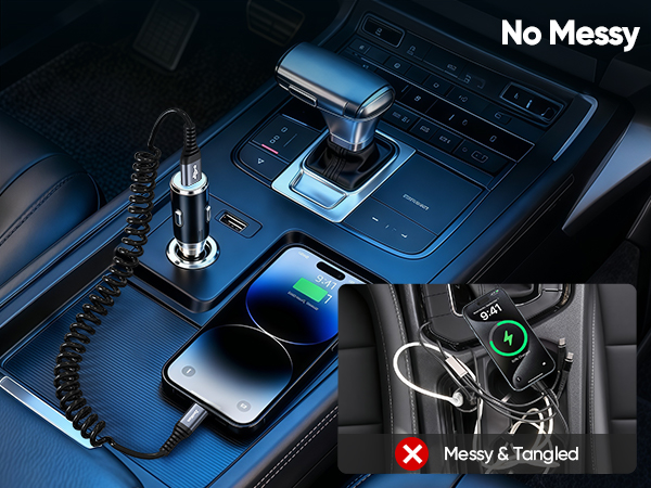 coiled usb a to usb c cable
