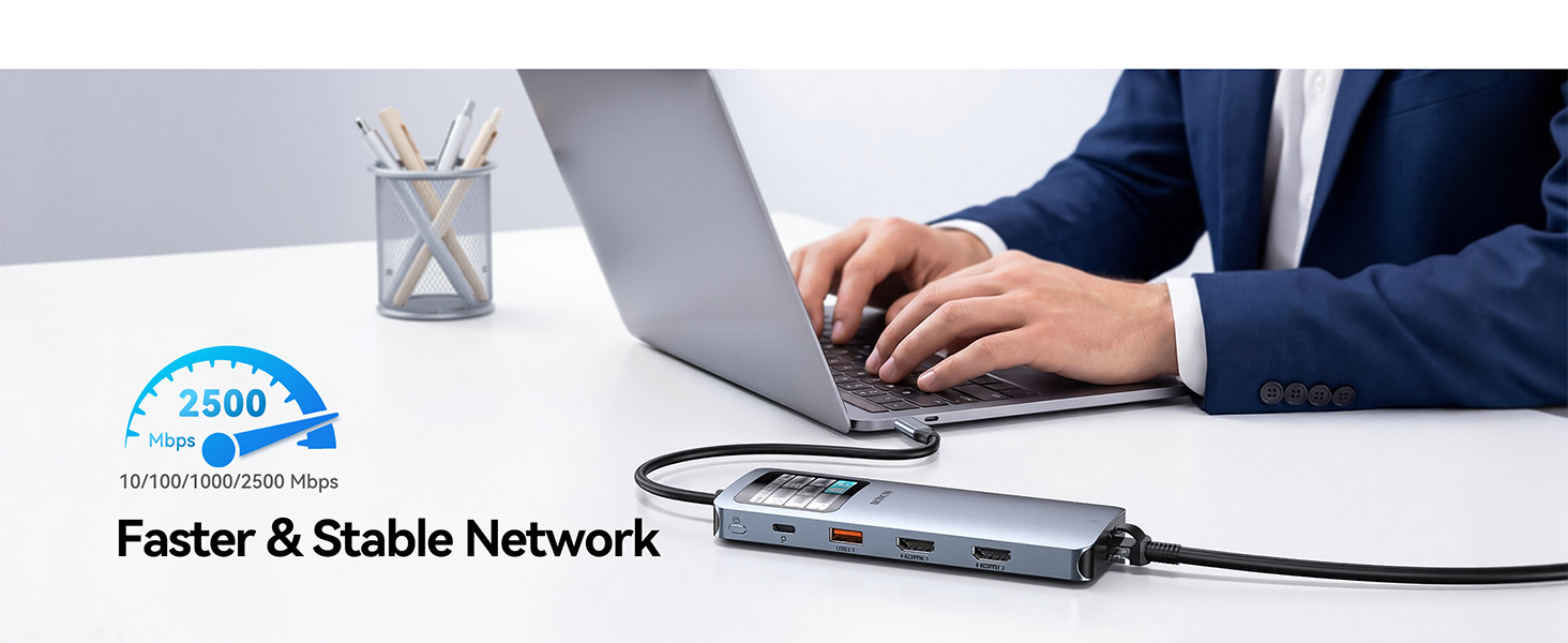 laptop docking station dual monitor