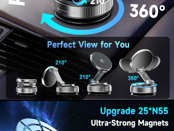 magnetic phone charger for car