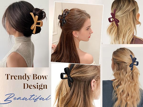 Cute Bow Claw Clip