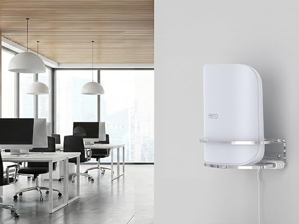 eero pro 7 wall mount in the office
